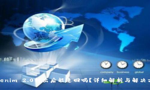 Tokenim 2.0转出后能追回吗？详细解析与解决方案